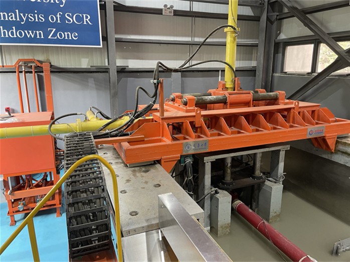 中海油天津大学南海1号项目深海立管触地海浪模拟三维应力测试大型液压伺服智能控制系统及加载装置